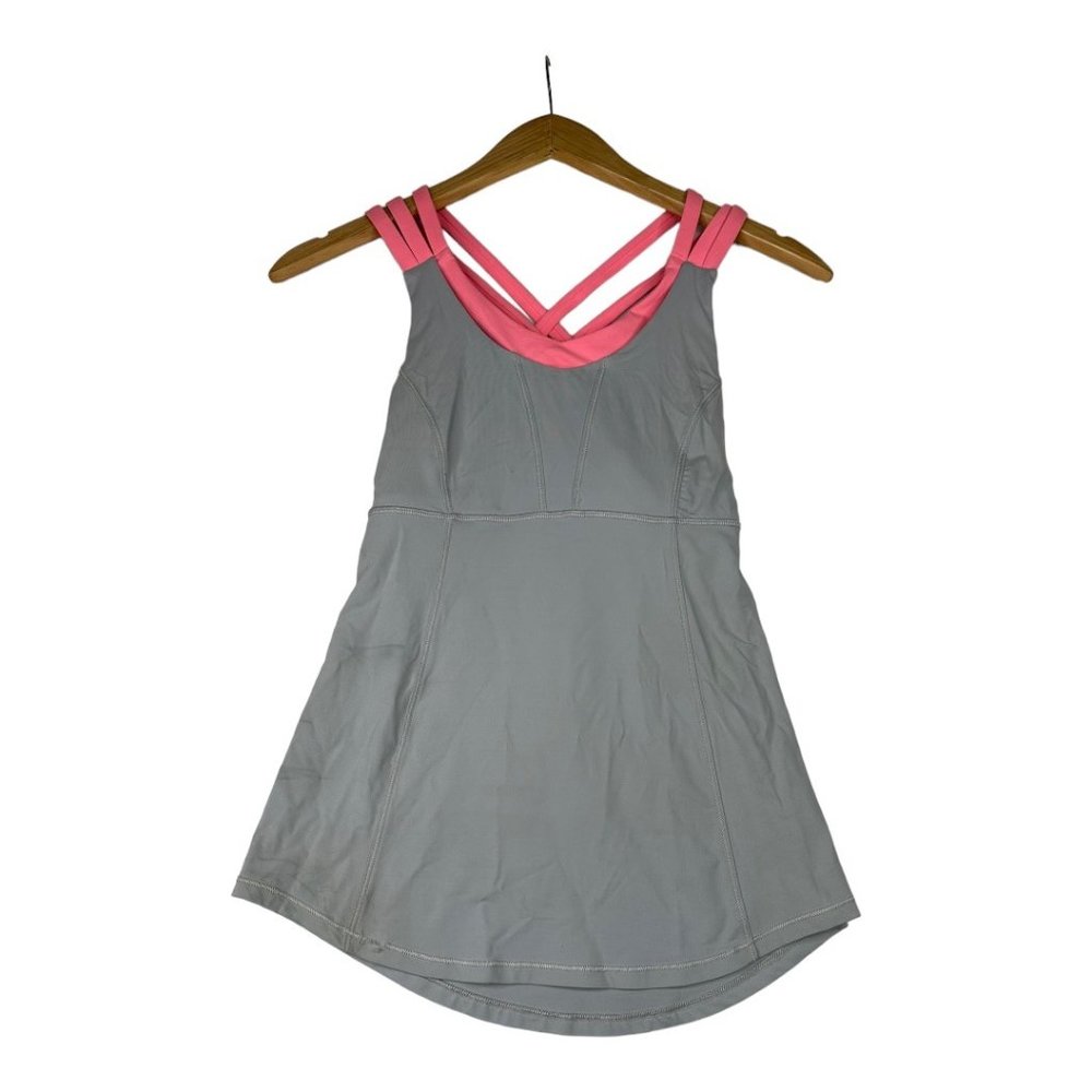 Lululemon Athletica Beat the Heat Tank sz 4 Gray